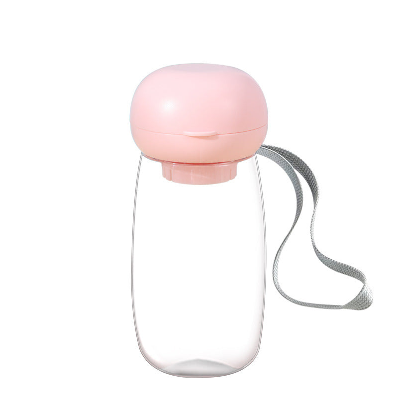 Portable Pet Water Bottle for Dogs & Cats – Leakproof Travel Cup with Lanyard (300ml / 550ml)