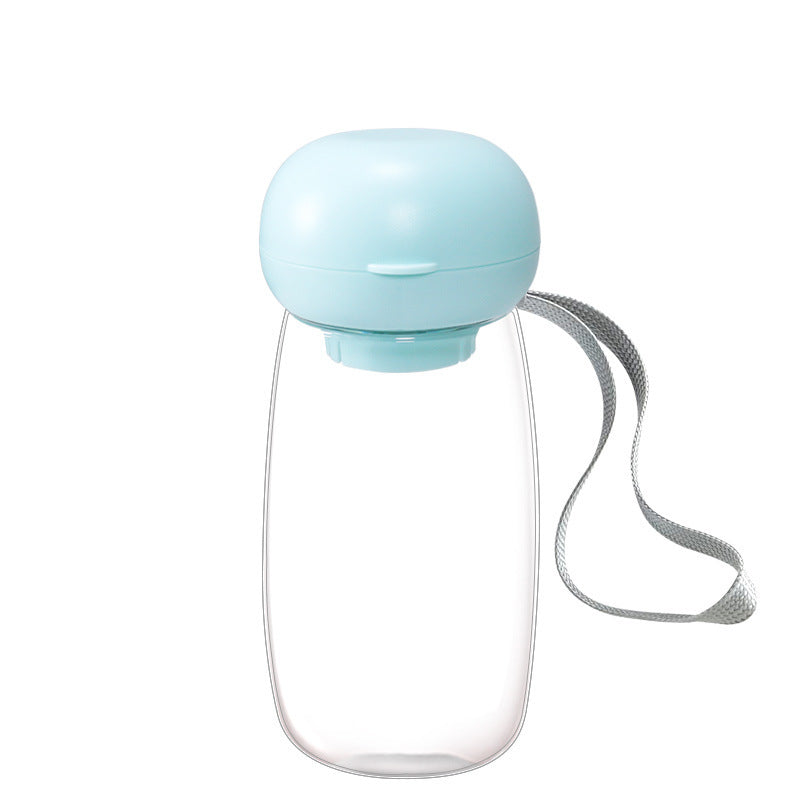 Portable Pet Water Bottle for Dogs & Cats – Leakproof Travel Cup with Lanyard (300ml / 550ml)