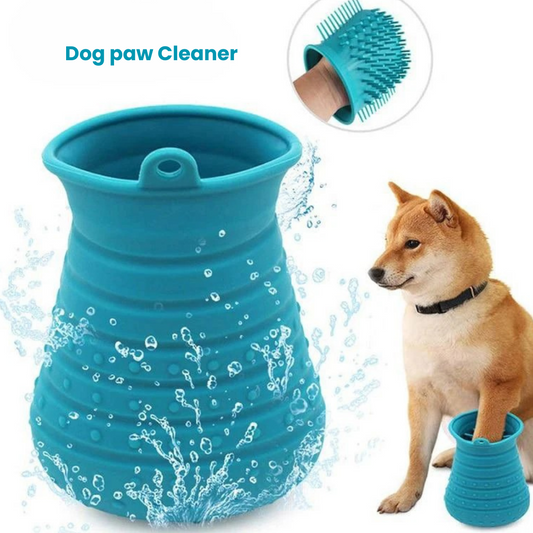 Portable Pet Paw Cleaner Cup – Soft Silicone Dog Paw Washer with Bristles for Easy Cleaning