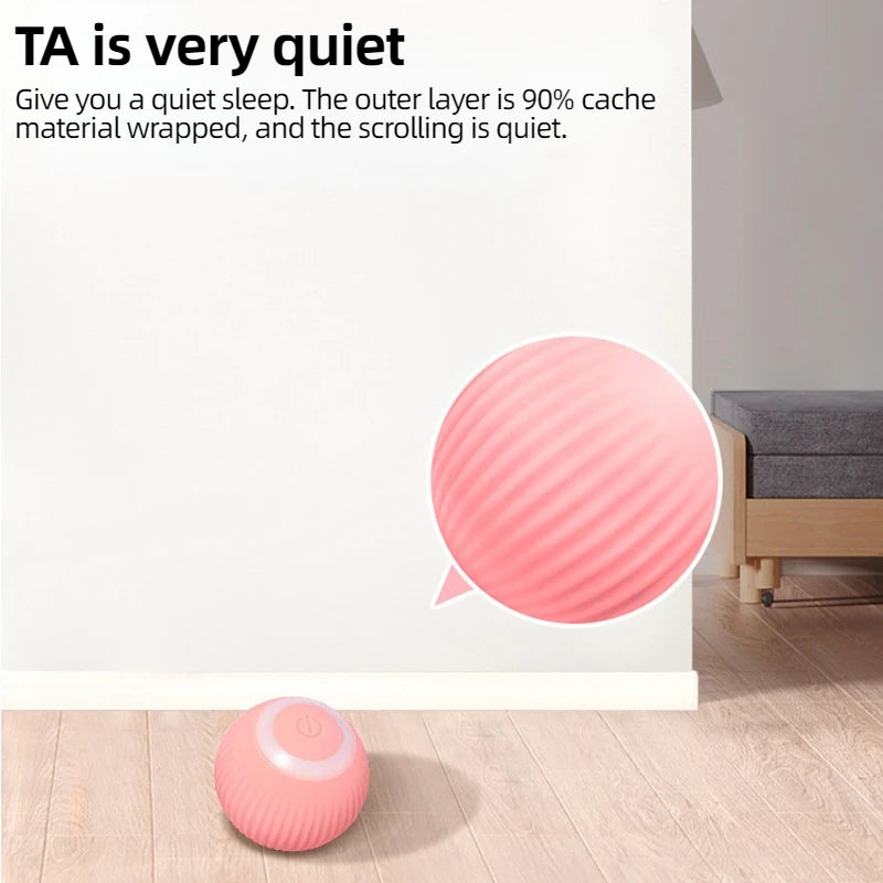 Smart Motion Cat Toy Ball – Rechargeable Interactive Ball for Indoor Play