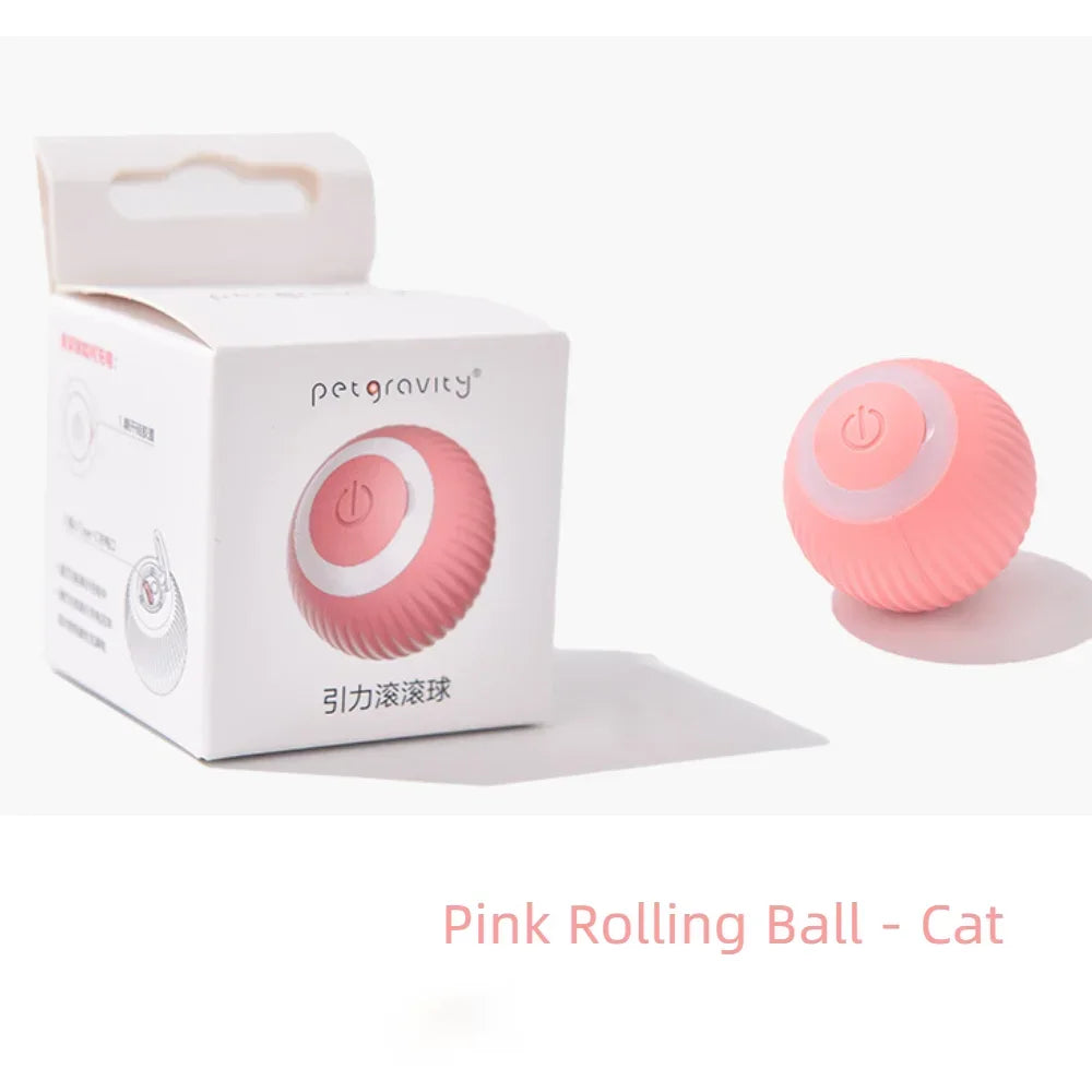 Smart Motion Cat Toy Ball – Rechargeable Interactive Ball for Indoor Play