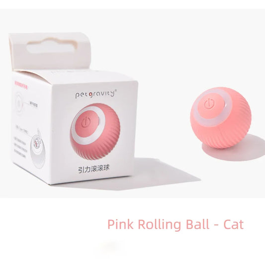 Smart Motion Cat Toy Ball – Rechargeable Interactive Ball for Indoor Play