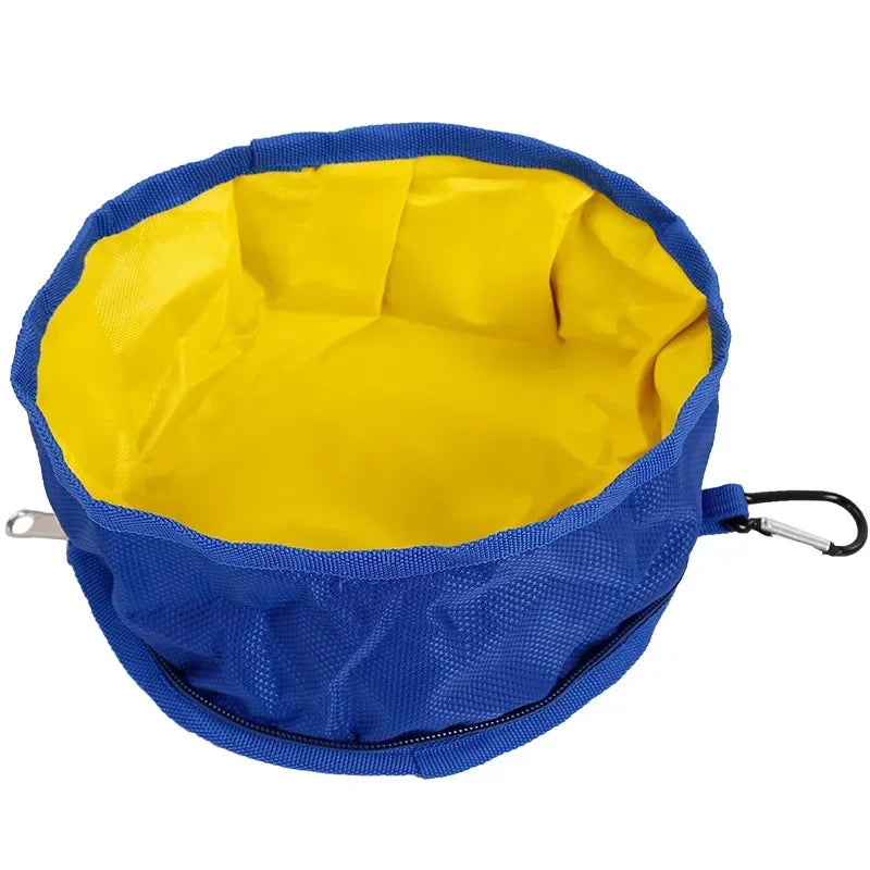 Collapsible Outdoor Pet Bowl - Leakage proof Dog & Cat Feeder