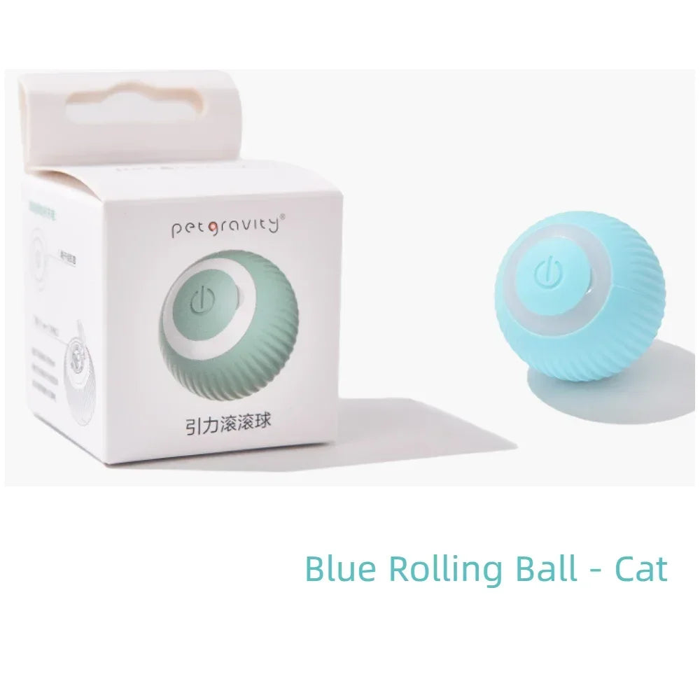 Smart Motion Cat Toy Ball – Rechargeable Interactive Ball for Indoor Play