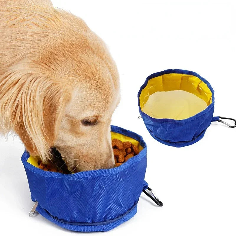 Collapsible Outdoor Pet Bowl - Leakage proof Dog & Cat Feeder