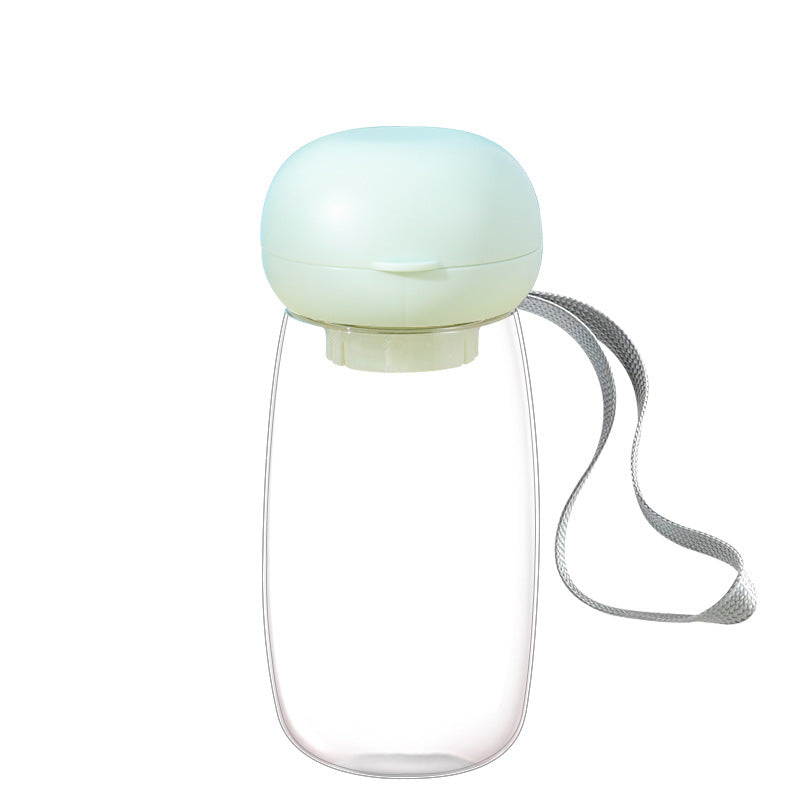 Portable Pet Water Bottle for Dogs & Cats – Leakproof Travel Cup with Lanyard (300ml / 550ml)