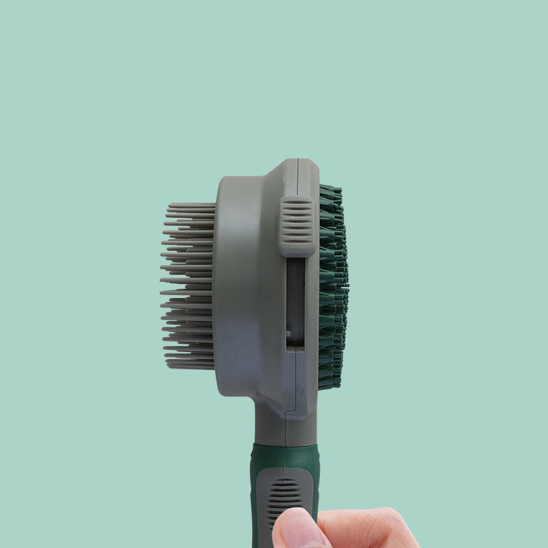 Self-Cleaning Pet Brush – Dual-Sided Hair Removal & Massage Comb for Cats & Dogs