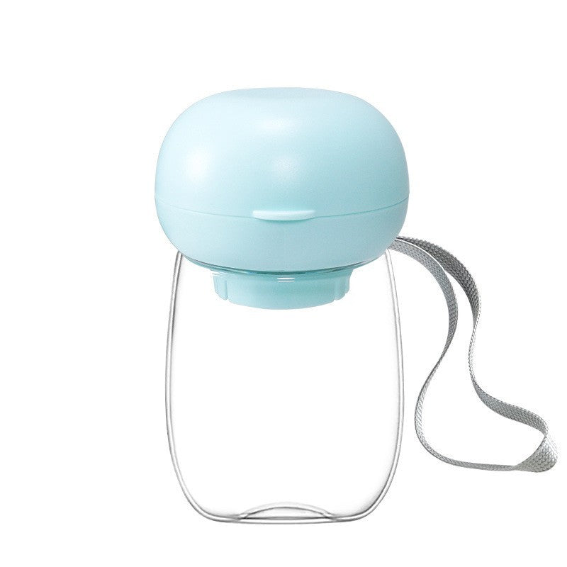Portable Pet Water Bottle for Dogs & Cats – Leakproof Travel Cup with Lanyard (300ml / 550ml)